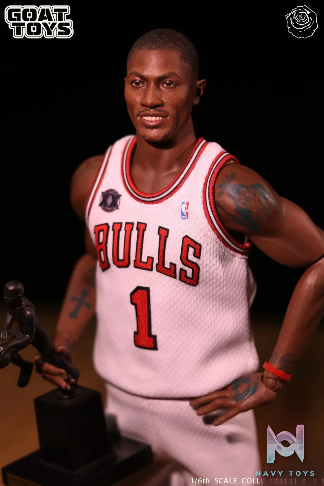 Goat Toys Studio – NBA Chicago Bulls Rose MVP Set