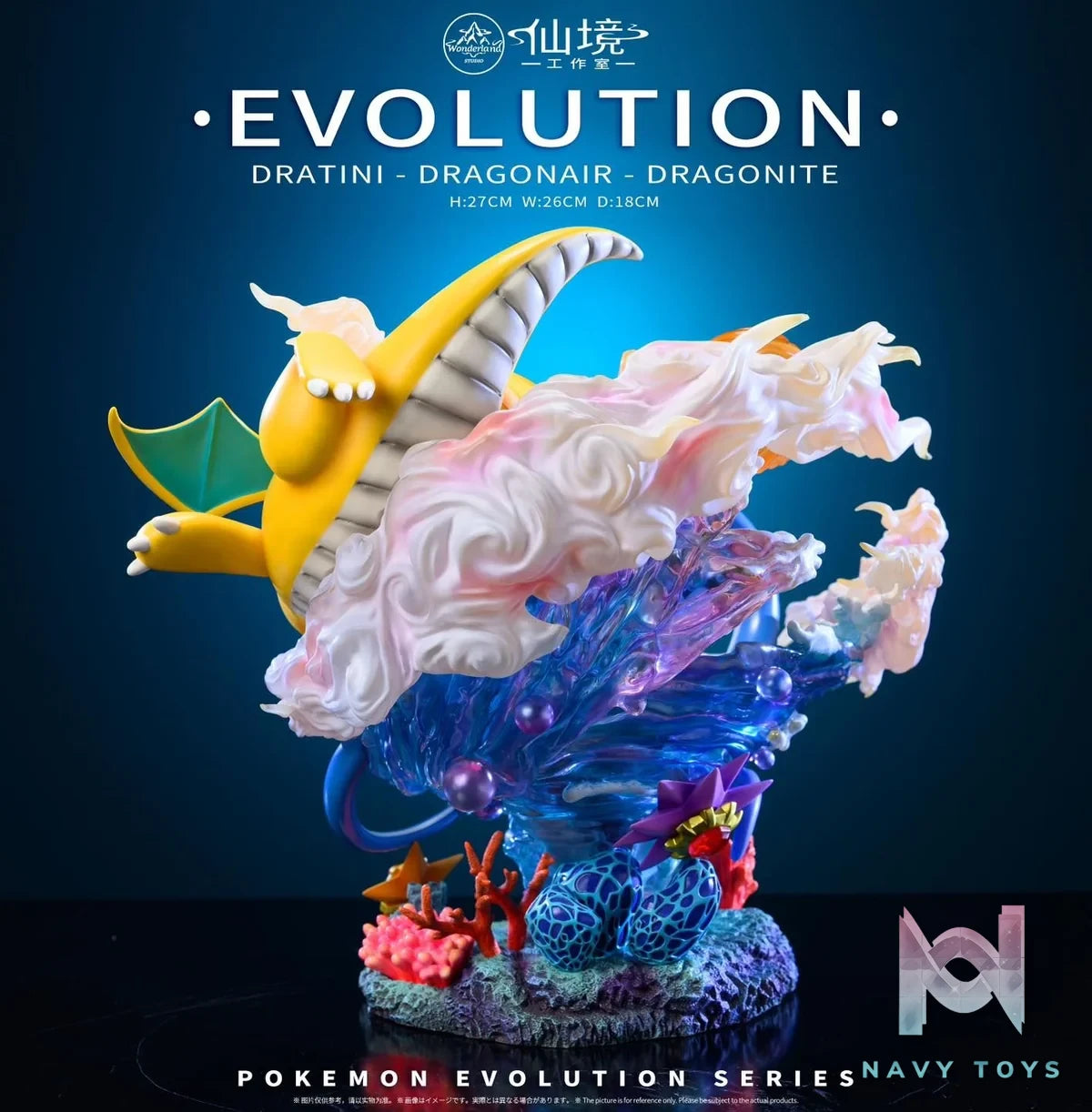 Wonderland Studio - Pokemon - Dragonite Family resin statue Wonderland Studio anime figure