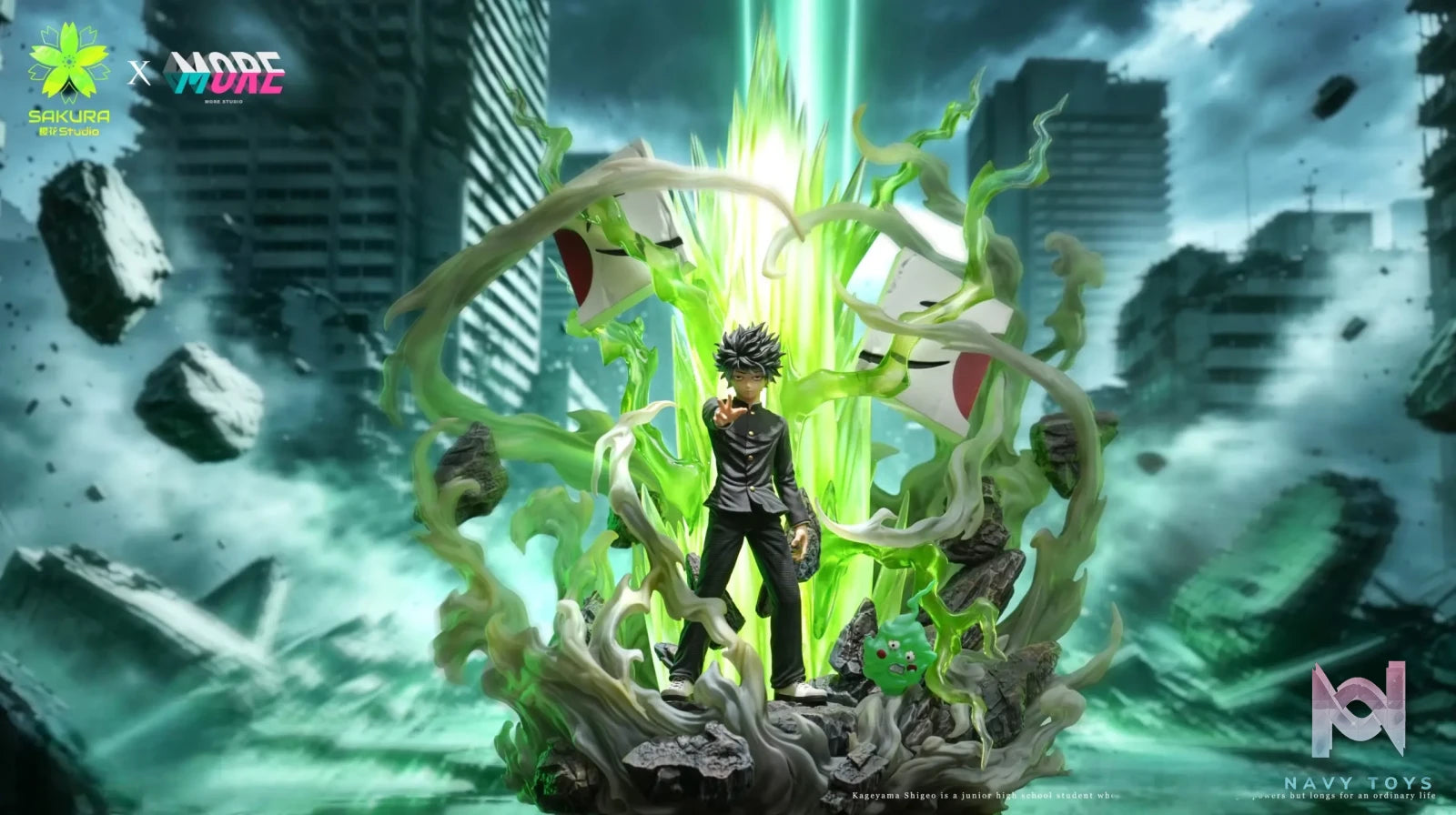 SAKURA Studio X MORE Studio – Shigeo Kageyama Mob Psycho 100