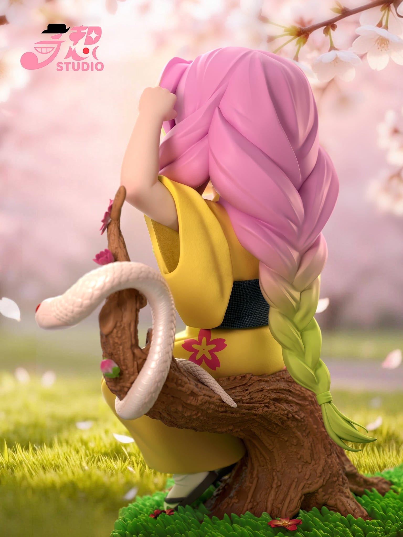 Childhood Mitsuri Kanroji - Kimetsu no Yaiba - QiXiang Studio resin statue QiXiang Studio anime figure