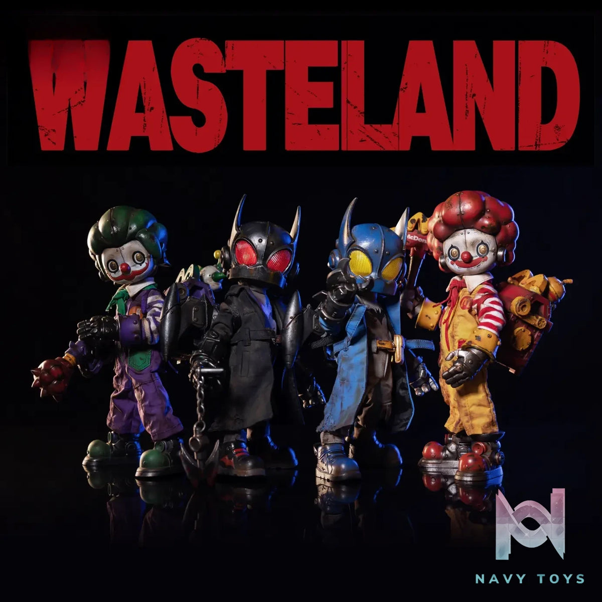 WeArtDoing Studio – Original Wasteland Crazy Clown & Dark Knight (Licensed)