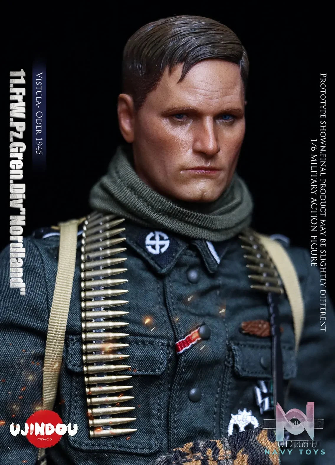 UJINDOU – 1/6 WWII 11. FrW. Pz. Gren. Div “Nordland”, Vistula – Oder 1945 UD9051 (Licensed)