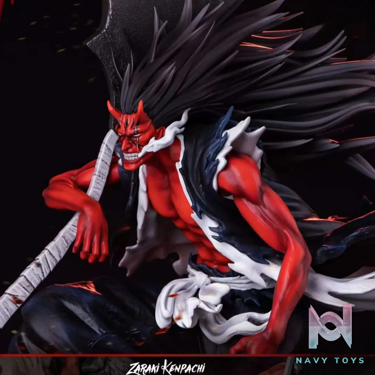 Blood Night Studio – Bleach Thousand Year Blood War Swastika Form Series #1—Zaraki Kenpachi