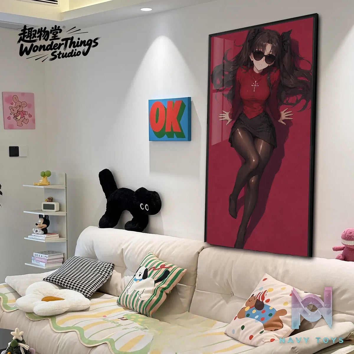 Wonder Things Studio – Rin Tohsaka Background Wall Decorative Painting Fate/stay night