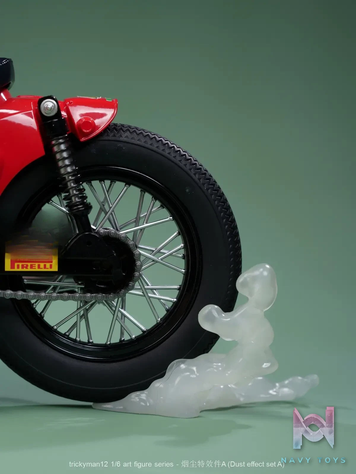 TrickyMan12 – 1/6 CUB Motorcycle Set (Bike X Smoke Effect) (Licensed)