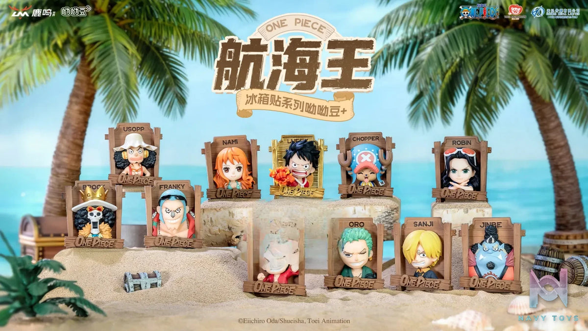 LM Studio – One Piece Fridge Magnets Set of 10 (Licensed)