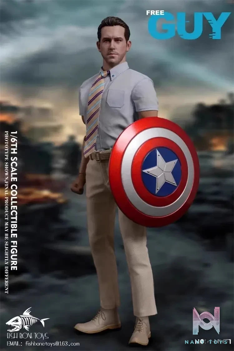 FISH BONETOYS – Original NO: FB-Z021 Out of control NPC FREE GUY 1/6 scale action figure