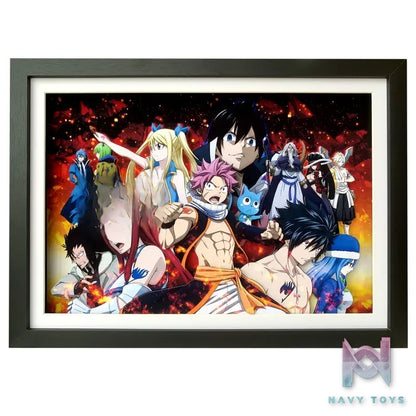 KALA HOME Studio – Fairy Tail Multiple Characters #02 3D Decorative Painting Fairy Tail
