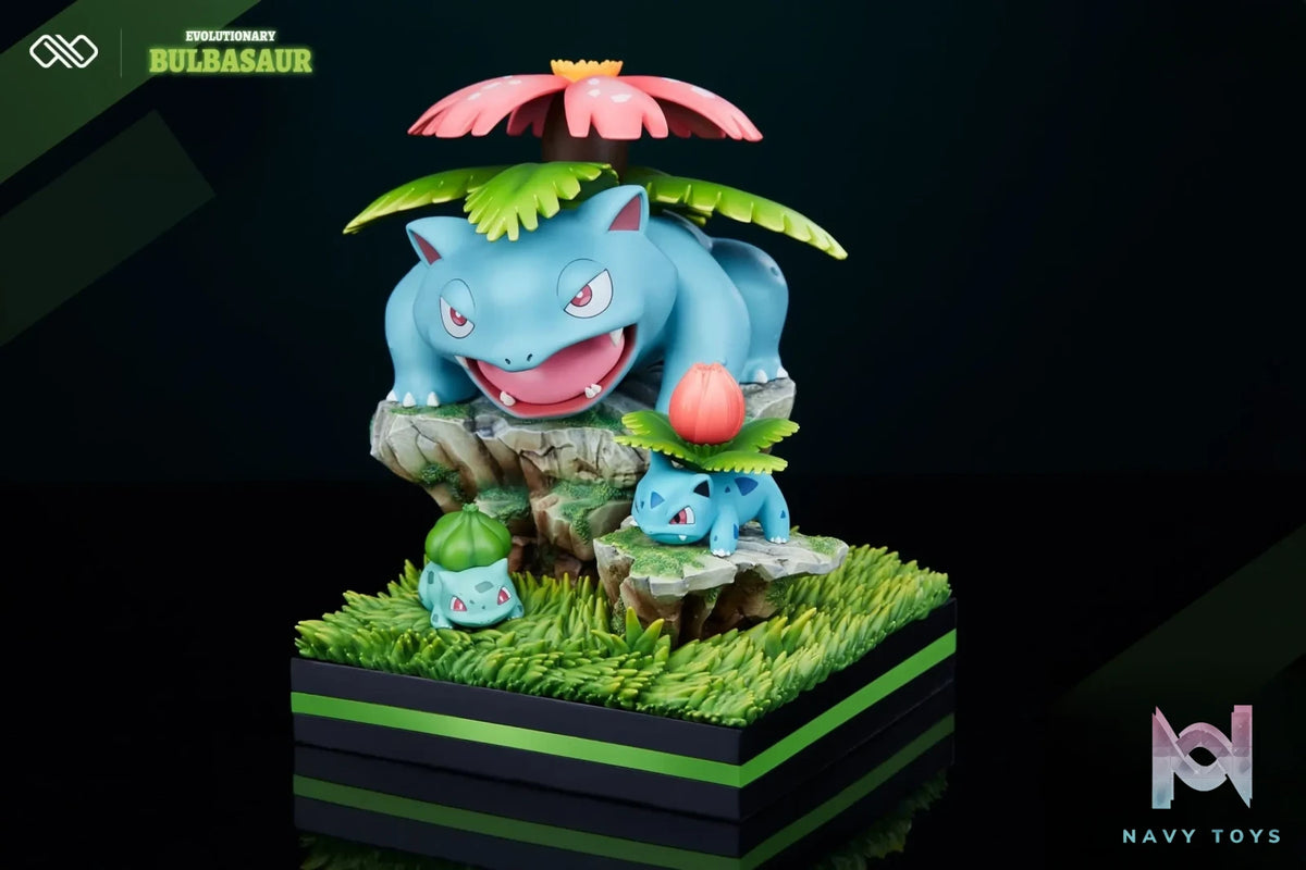 Infinite Studio – Pokémon Bulbasaur evolution group