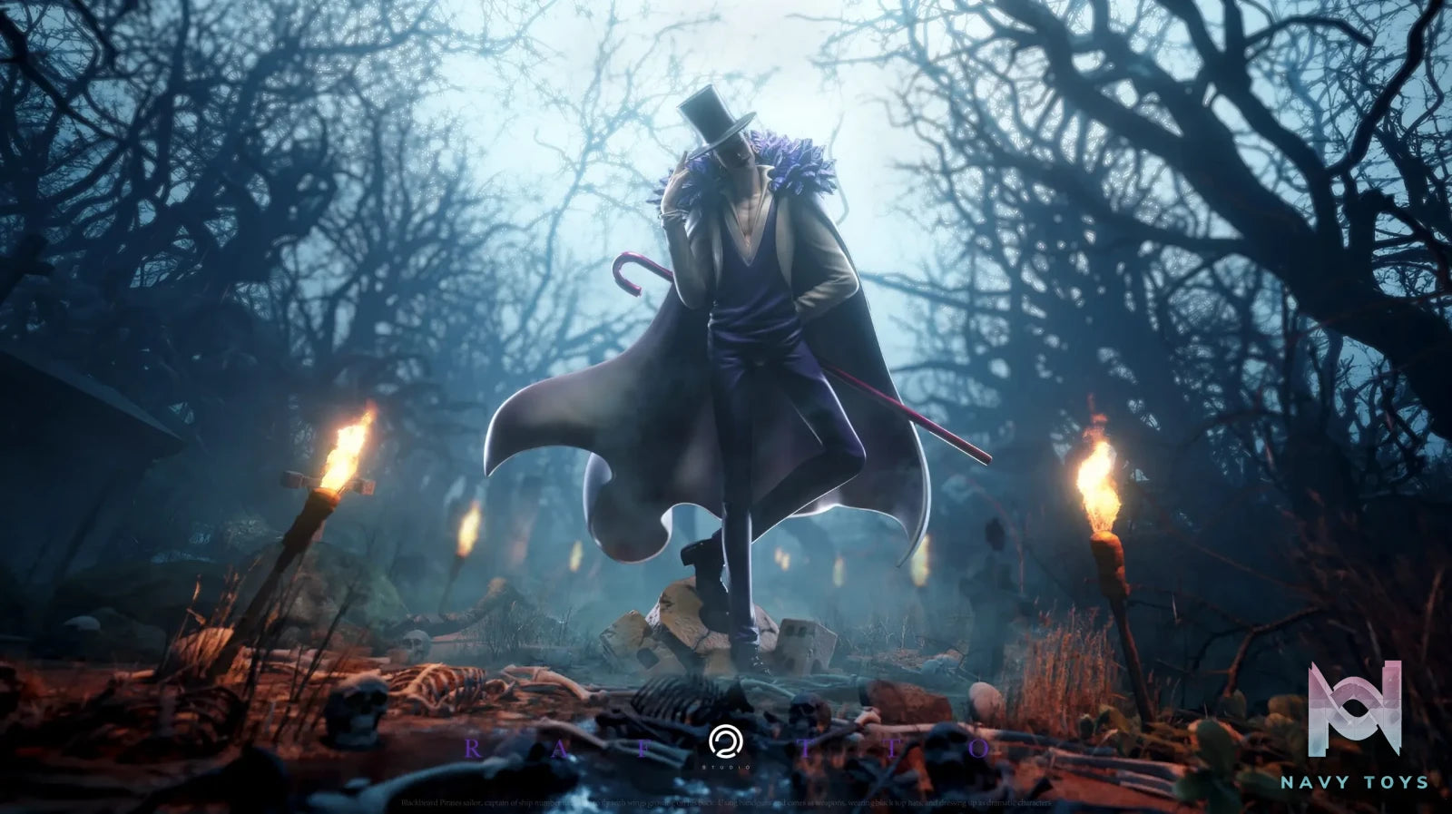C2 Studio – One Piece The Captain of the Blackbeard Pirates’ Fifth Ship-Laffitte