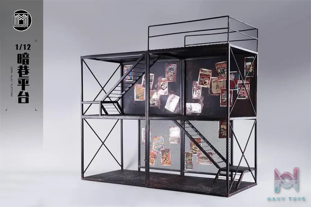 MMMTOYS – 1/12 Scale Diorama Dark Alley Platform M2511 (Licensed)