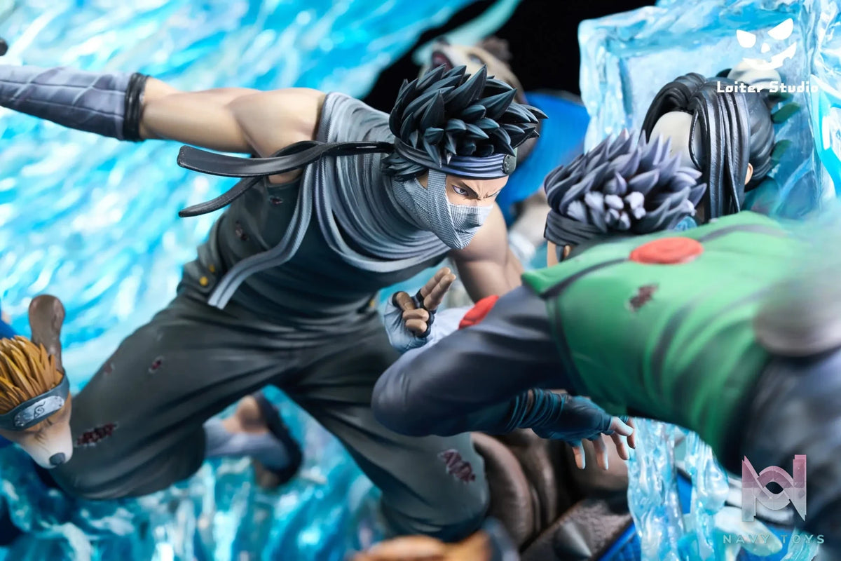 Loiter Studio – Naruto Battle on the Bridge Zabuza vs Kakashi