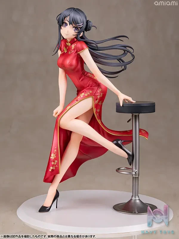 WING – Rascal Does Not Dream of Bunny Girl Senpai Mai Sakurajima Chinese Dress ver. 1/7 Complete Figure (Licensed)