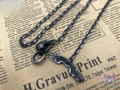 Shou Jiang Studio – Custom Original Design Men’s 4.3mm Eagle Curb Chain Necklace Original