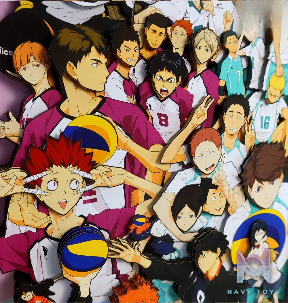KALA HOME Studio – Haikyu!! Multiple Characters #10 3D Decorative Painting Haikyu!!