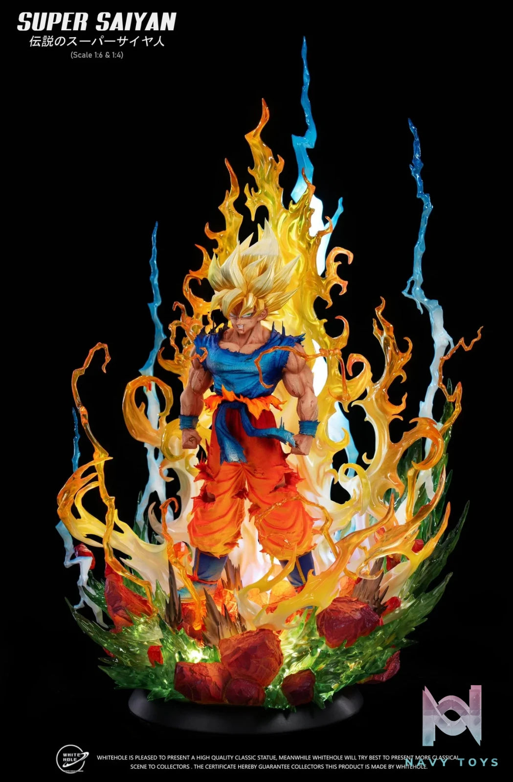 Super Saiyan Songoku - Dragonball - YYGK Studio ( Sale 50%) resin statue Navy Toys anime figure