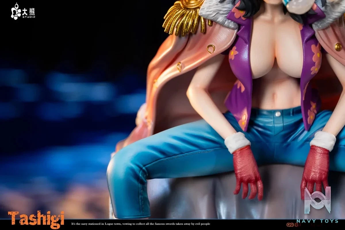 DX Studio - One Piece Smoker in Tashigi's body resin statue Navy Toys anime figure