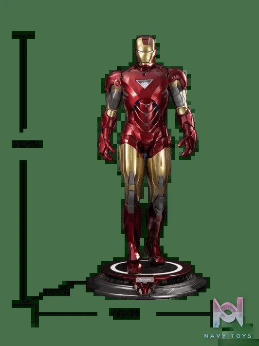 QUEEN Studio - Marvel Iron Man Mark VI 1/1 Statue (Licensed) resin statue Navy Toys anime figure