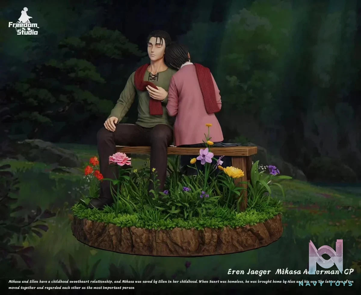 Eren & Mikasa - Attack On Titan - Freedom Studio resin statue freedom studio anime figure