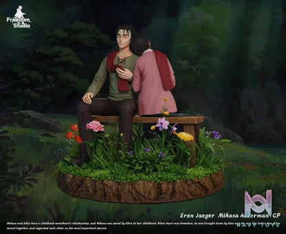 Eren & Mikasa - Attack On Titan - Freedom Studio resin statue freedom studio anime figure