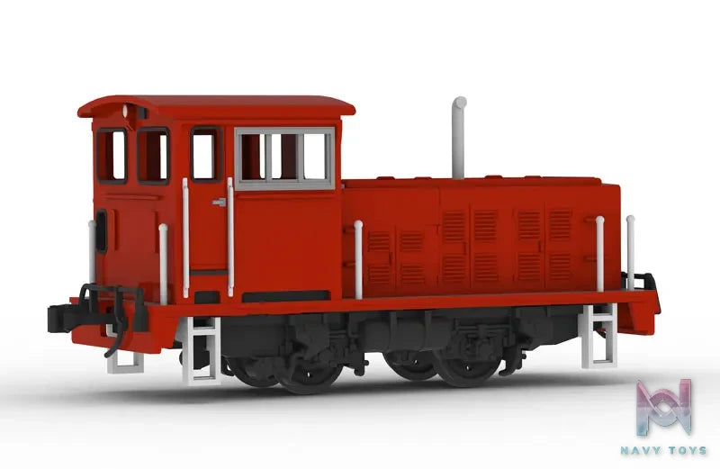 PLUM – Small Locomotive (L Type Orange & Convex Type Green) 1/80 Plastic Model (Licensed)