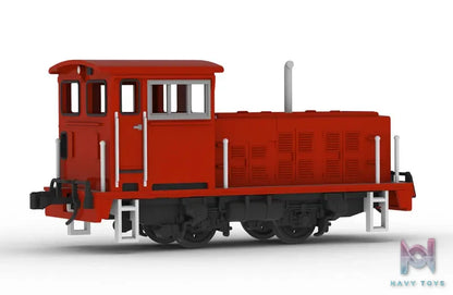PLUM – Small Locomotive (L Type Orange & Convex Type Green) 1/80 Plastic Model (Licensed)
