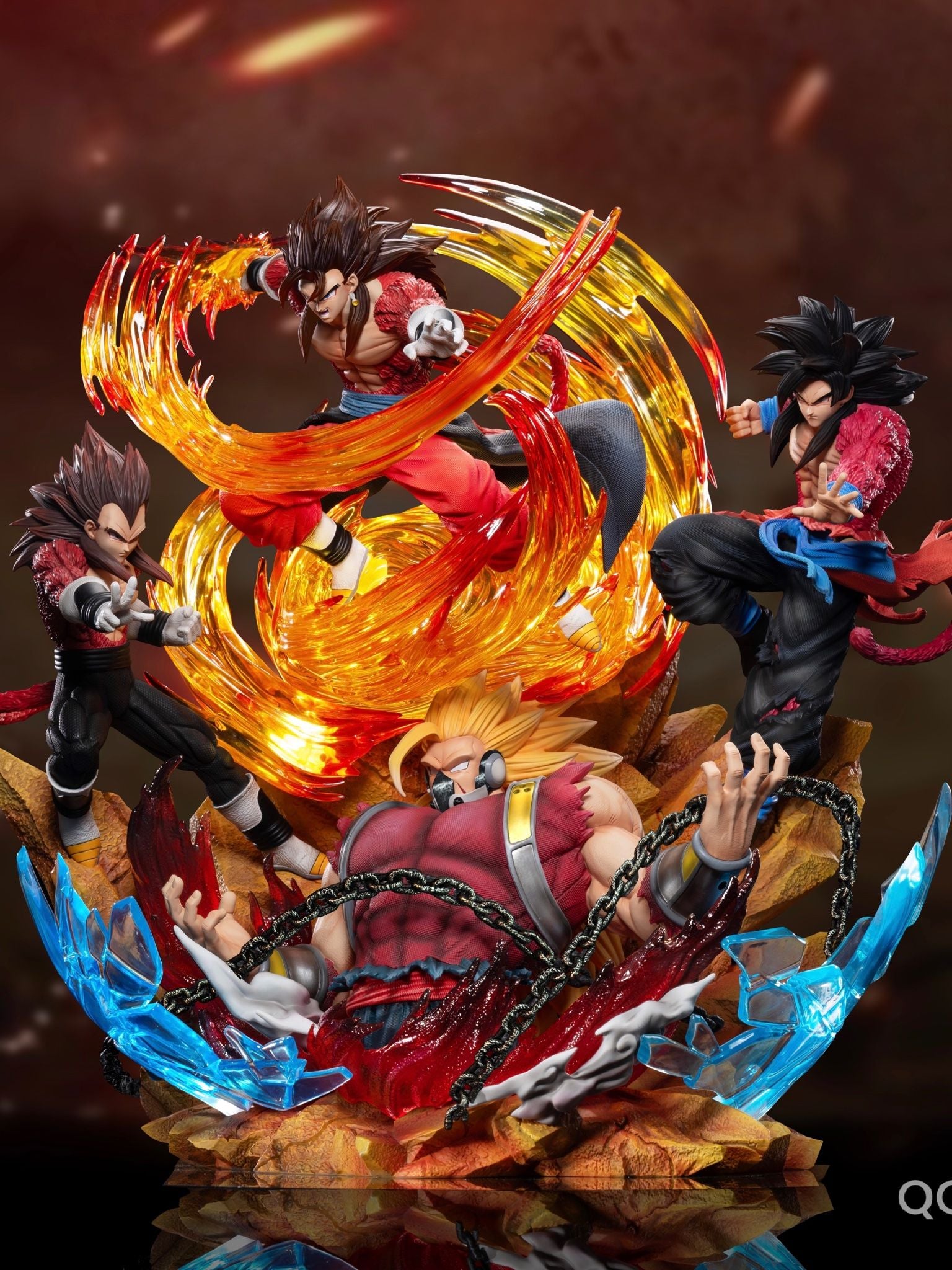 Goku & Vegeta & Vegito SSJ4 - Dragonball - Kylin Studio resin statue Kylin Studio anime figure