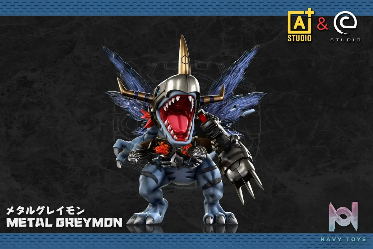 A+ Studio – Metal Greymon Digimon