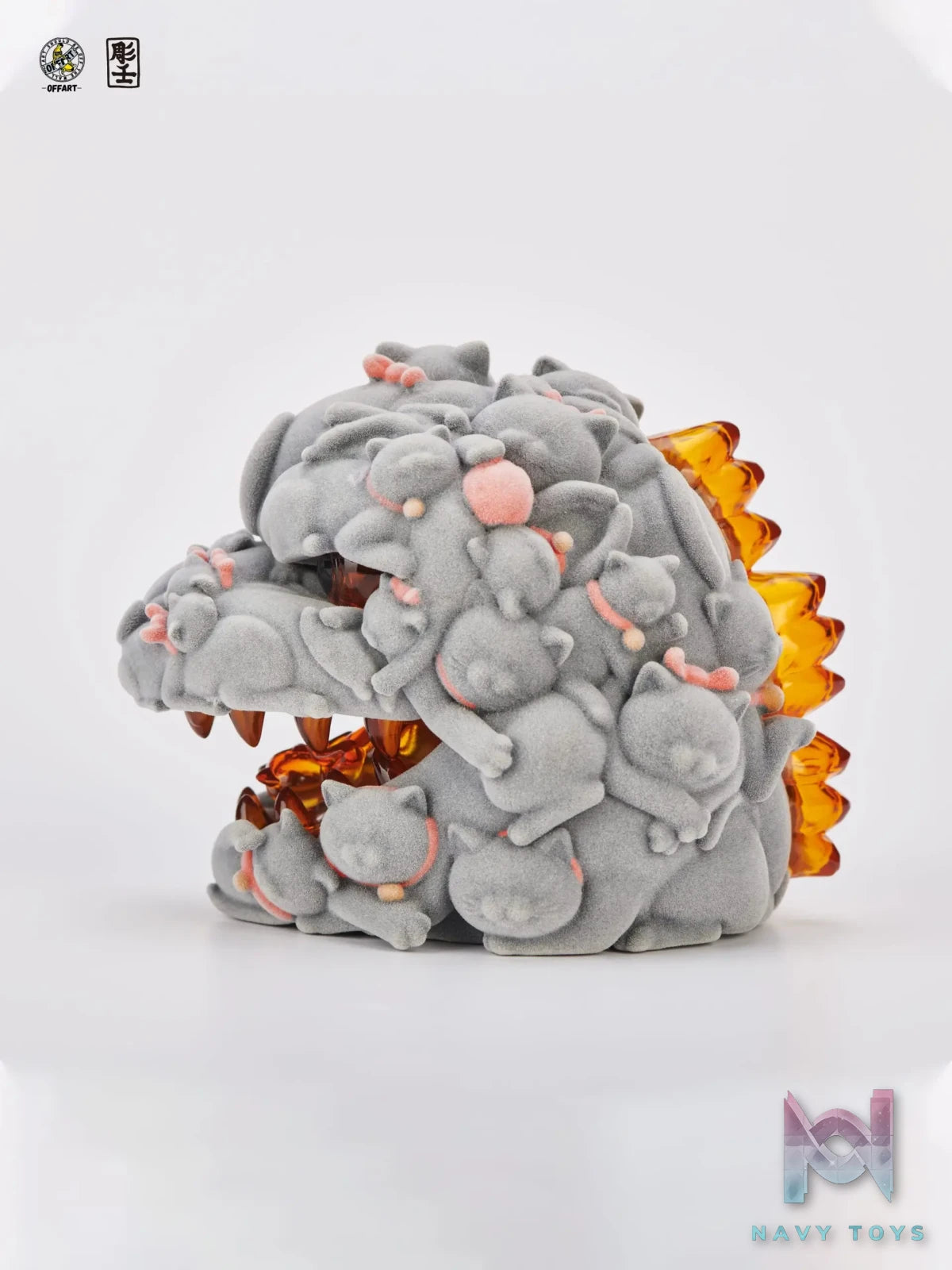 OFFART & A Ren – Flame Hundred Cats Mini – Flocked Version (Licensed)