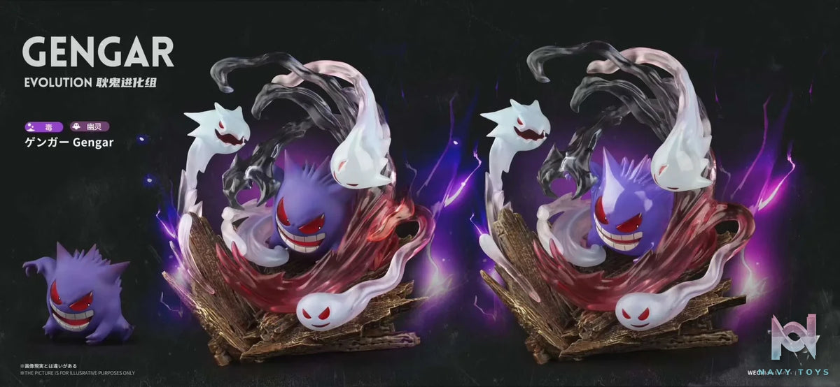 Wonder Studio – Pokemon Gengar Evolution Set