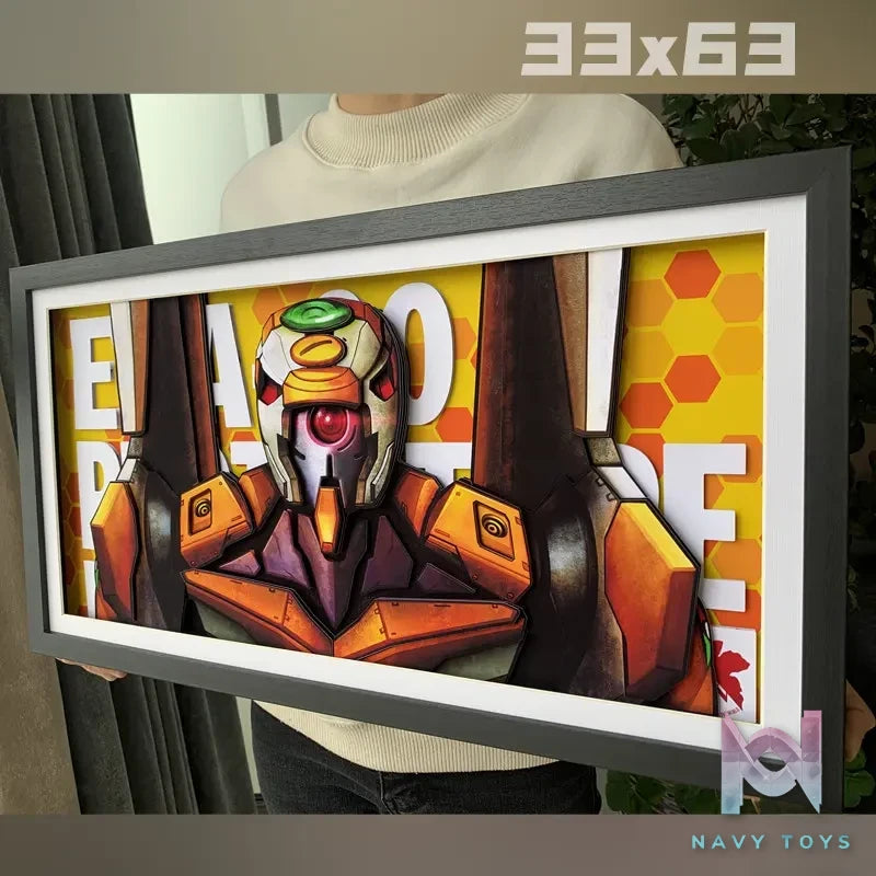 KALA HOME Studio – Evangelion Unit-00 3D Decorative Painting Neon Genesis Evangelion