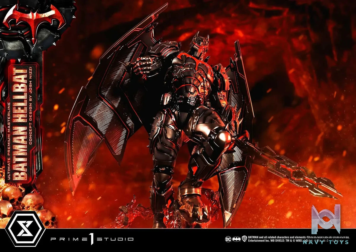 Prime 1 Studio – Ultimate Premium Masterline Batman (Comics) Batman Hellbat Concept Design by Josh Nizzi UPMDC-06 UPMDC-06DX UPMDC-06DXS (Licensed)