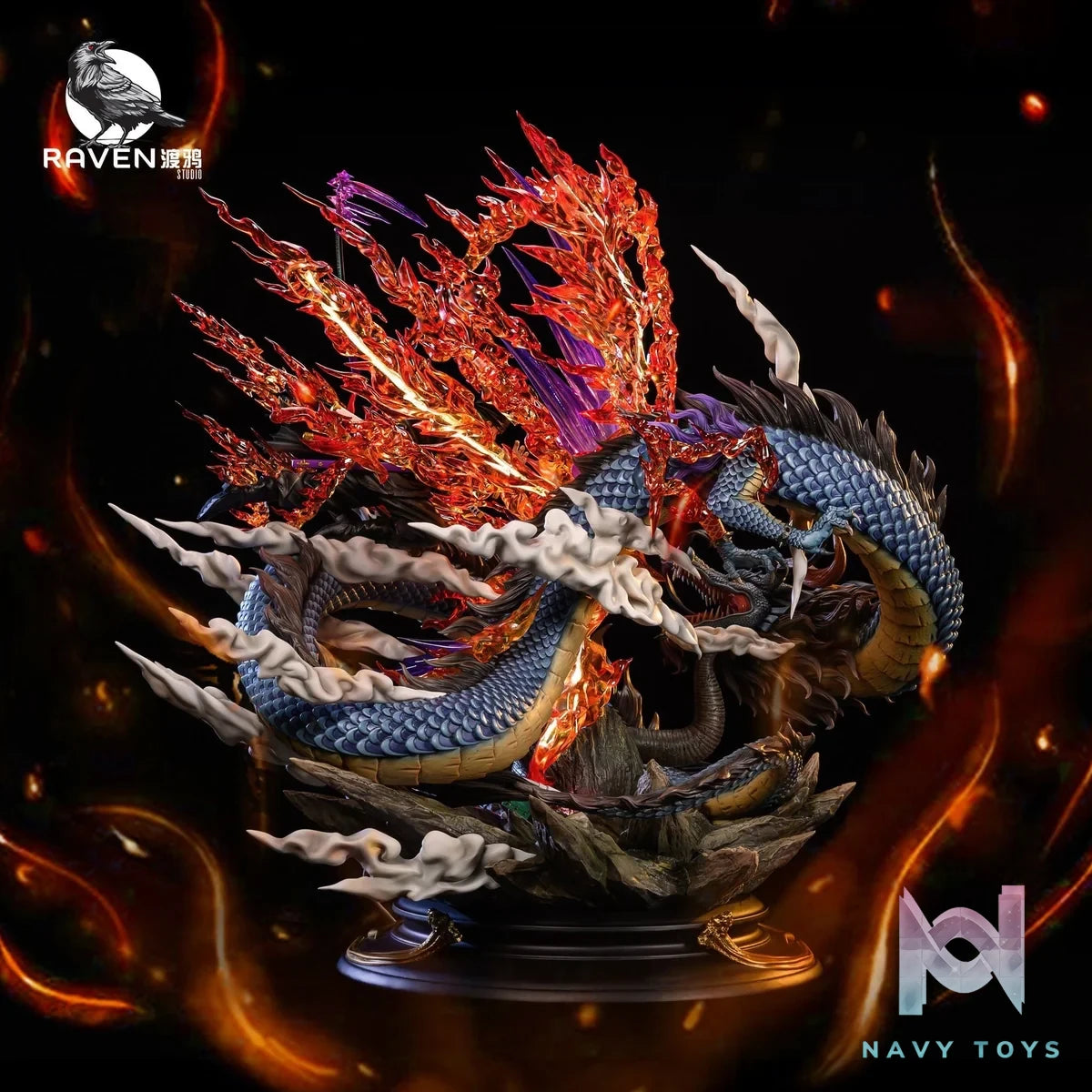 Zoro vs Kaido - One Piece - Raven Studio resin statue RAVEN Studio anime figure