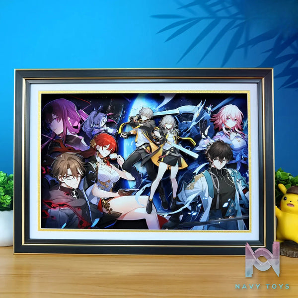 KALA HOME Studio – Honkai: Star Rail Multiple Characters 3D Decorative Painting Honkai: Star Rail