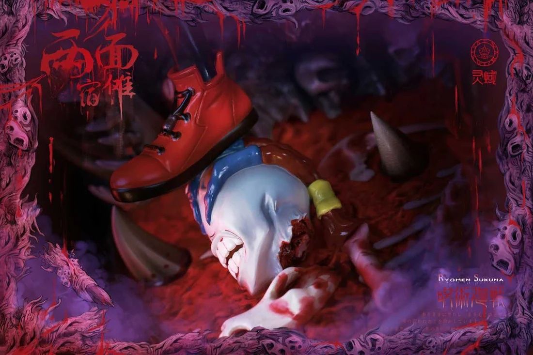Ryomen Sukuna resin statue LingYun Studio anime figure