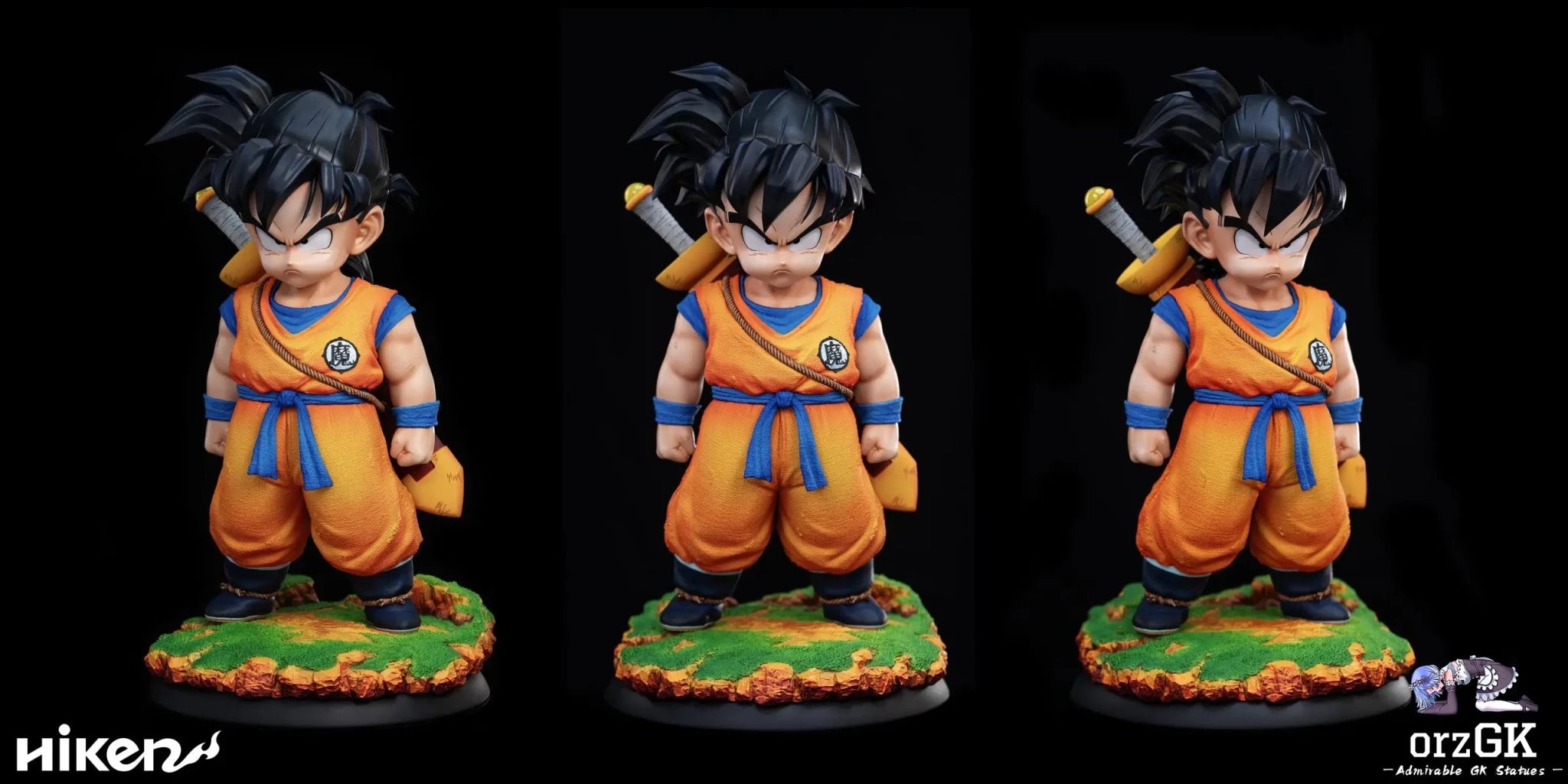 Hiken Studio - Dragon Ball Little Gohan resin statue Navy Toys anime figure