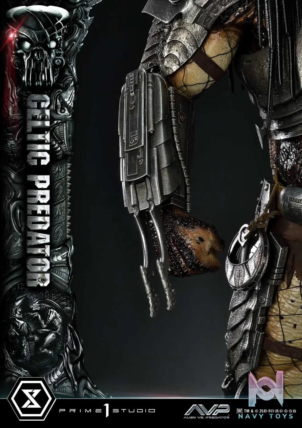 Prime 1 Studio Museum Masterline Alien vs. Predator Celtic Predator MMPR-05 MMPR-05S