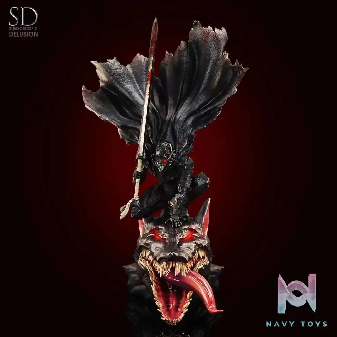 Guts - Berserk - Stereoscopic Delusion Studio resin statue Navy Toys anime figure