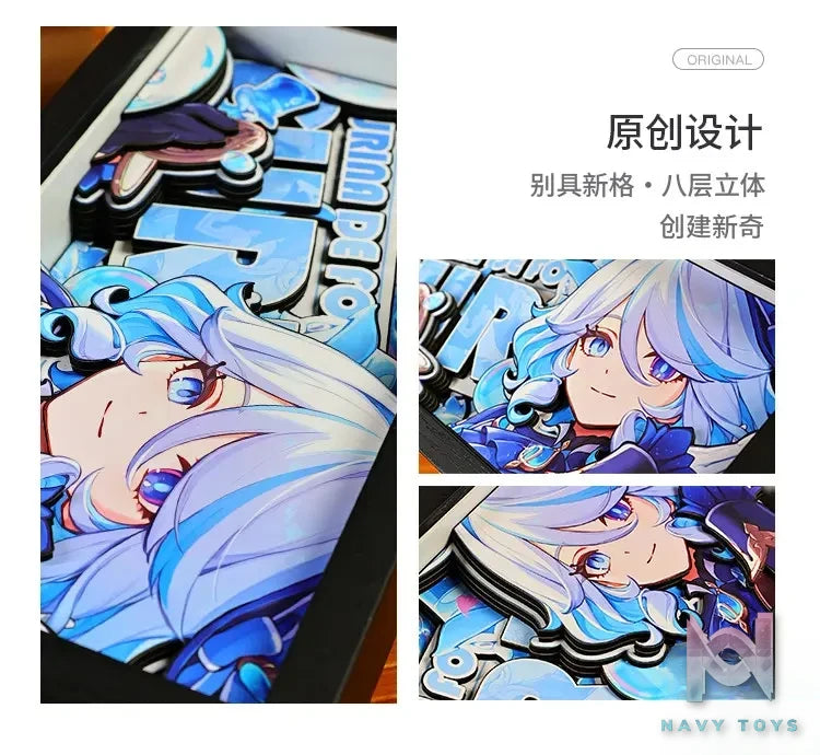Yu Zhi Jiang Studio – Furina 3D Decorative Painting Genshin Impact