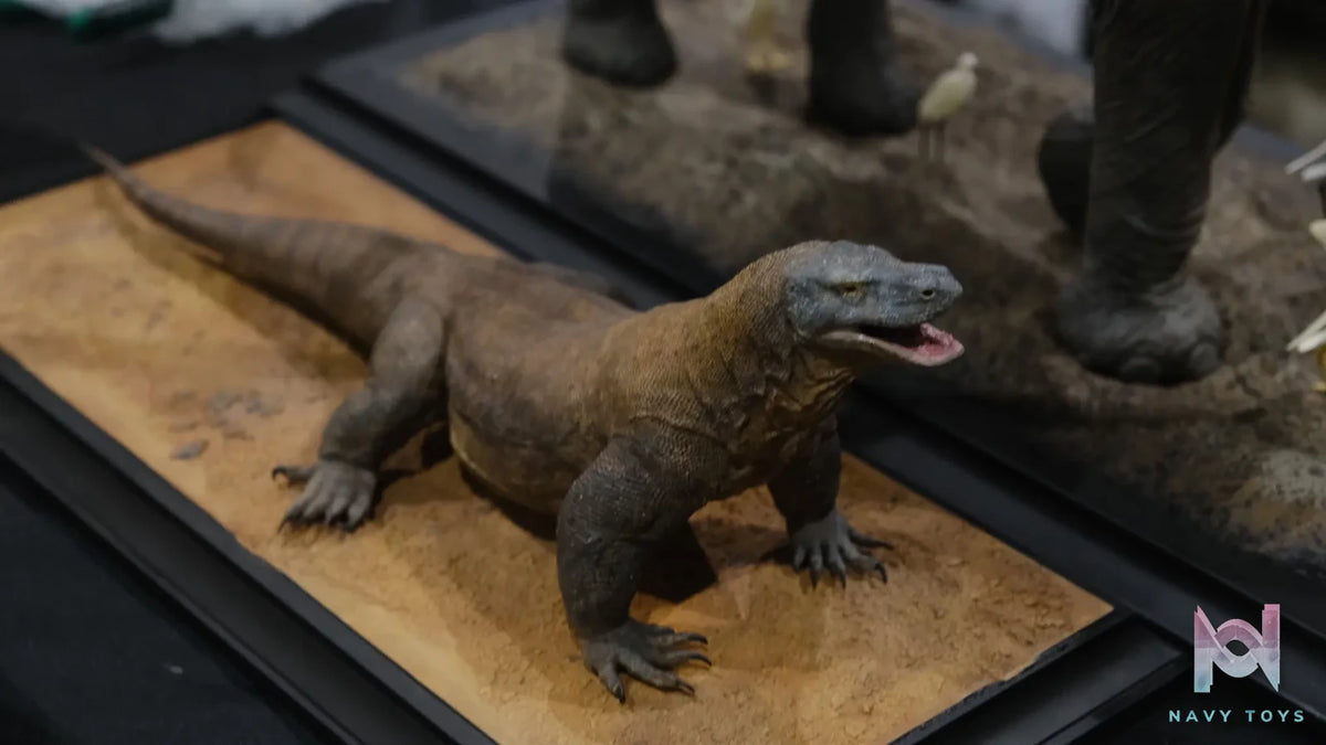 Aphid Studio – Komodo Dragon – Open Mouth Version Statue (Licensed)