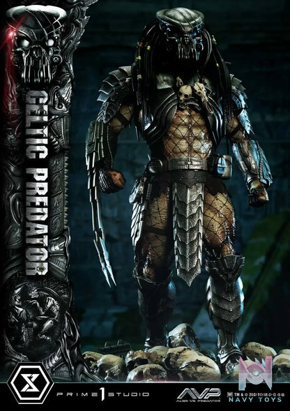 Prime 1 Studio Museum Masterline Alien vs. Predator Celtic Predator MMPR-05 MMPR-05S