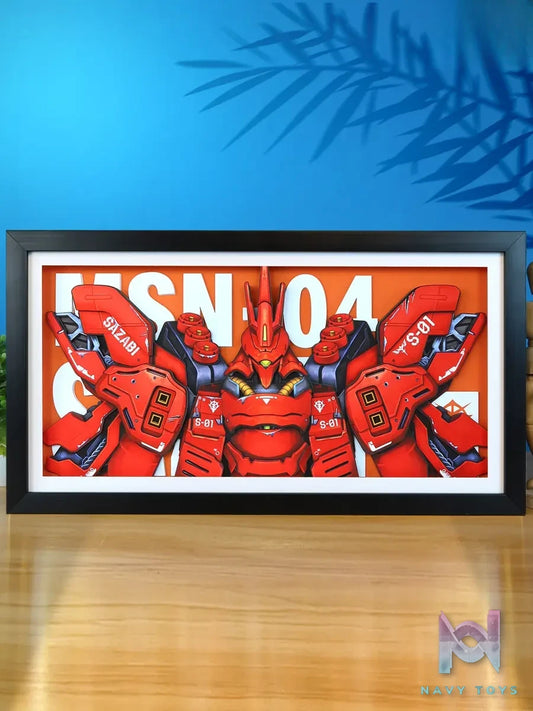 KALA HOME Studio – Sazabi 3D Decorative Painting Gundam