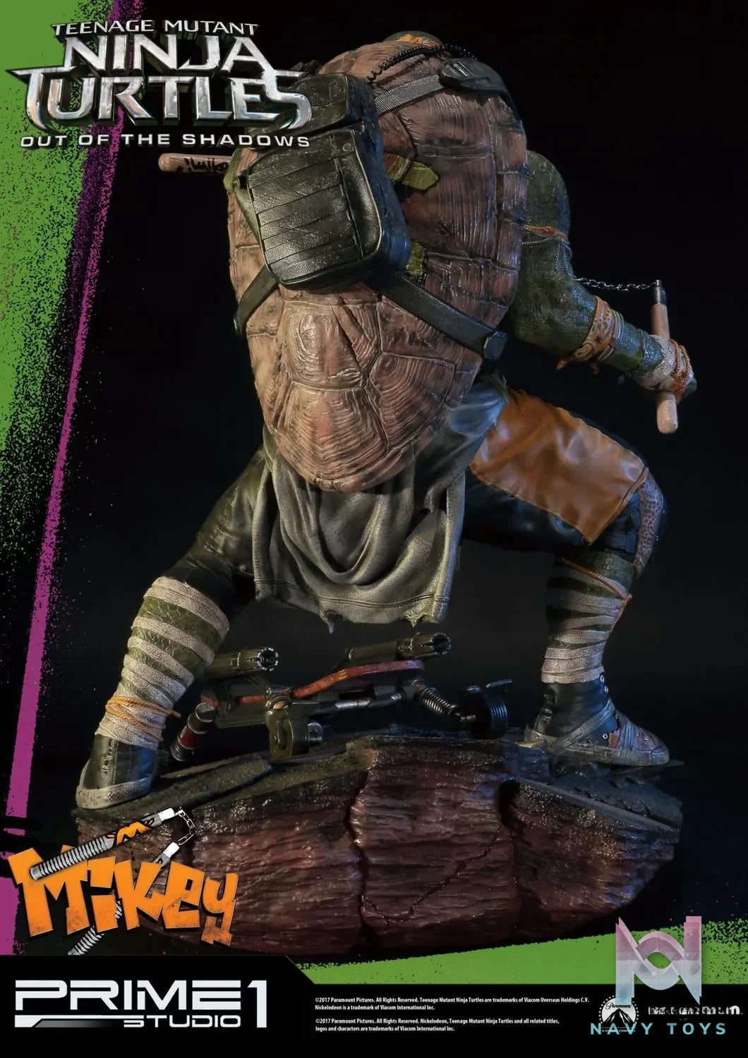 Prime 1 Studio – Premium Masterline Teenage Mutant Ninja Turtles: Out of the Shadows (Film) Michelangelo PMTMNT-06 (Licensed)