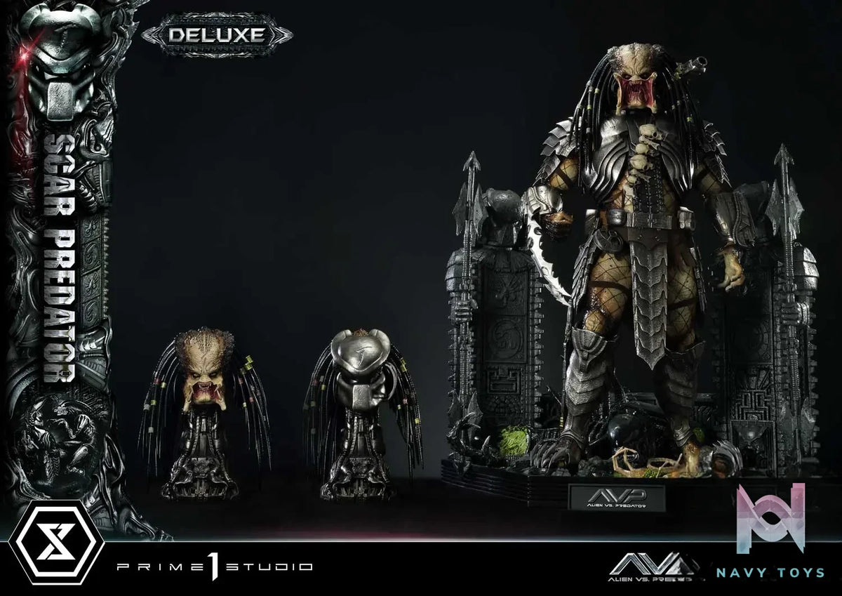 Prime 1 Studio Museum Masterline Alien vs. Predator Scar Predator MMPR-04 MMPR-04DX MMPR-04DXS