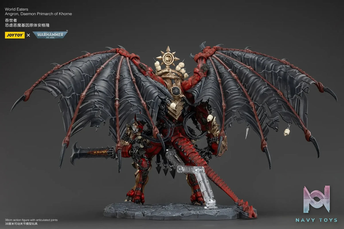JOYTOY – World Eaters Angron Daemon Primarch of Khorne JT01178 (Licensed)