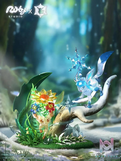 Ruby ​​Studio – Pokémon Terastal Eevee Forest #2 Leafeon & Glaceon