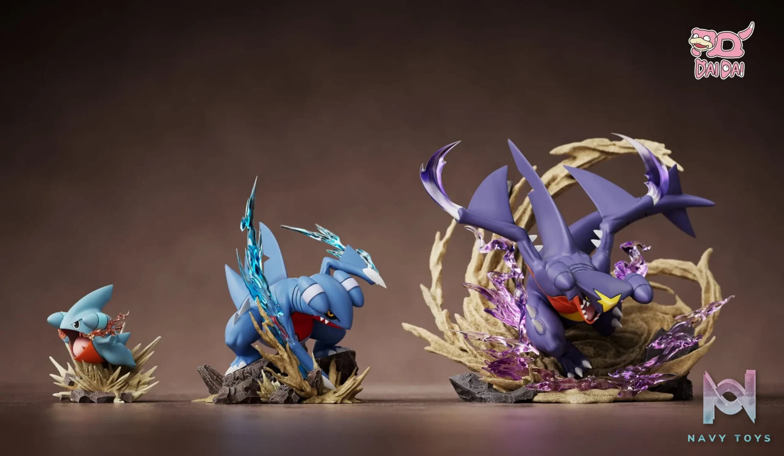 DaiDai Studio – Pokémon Garchomp Evolution Group & Mega Garchomp