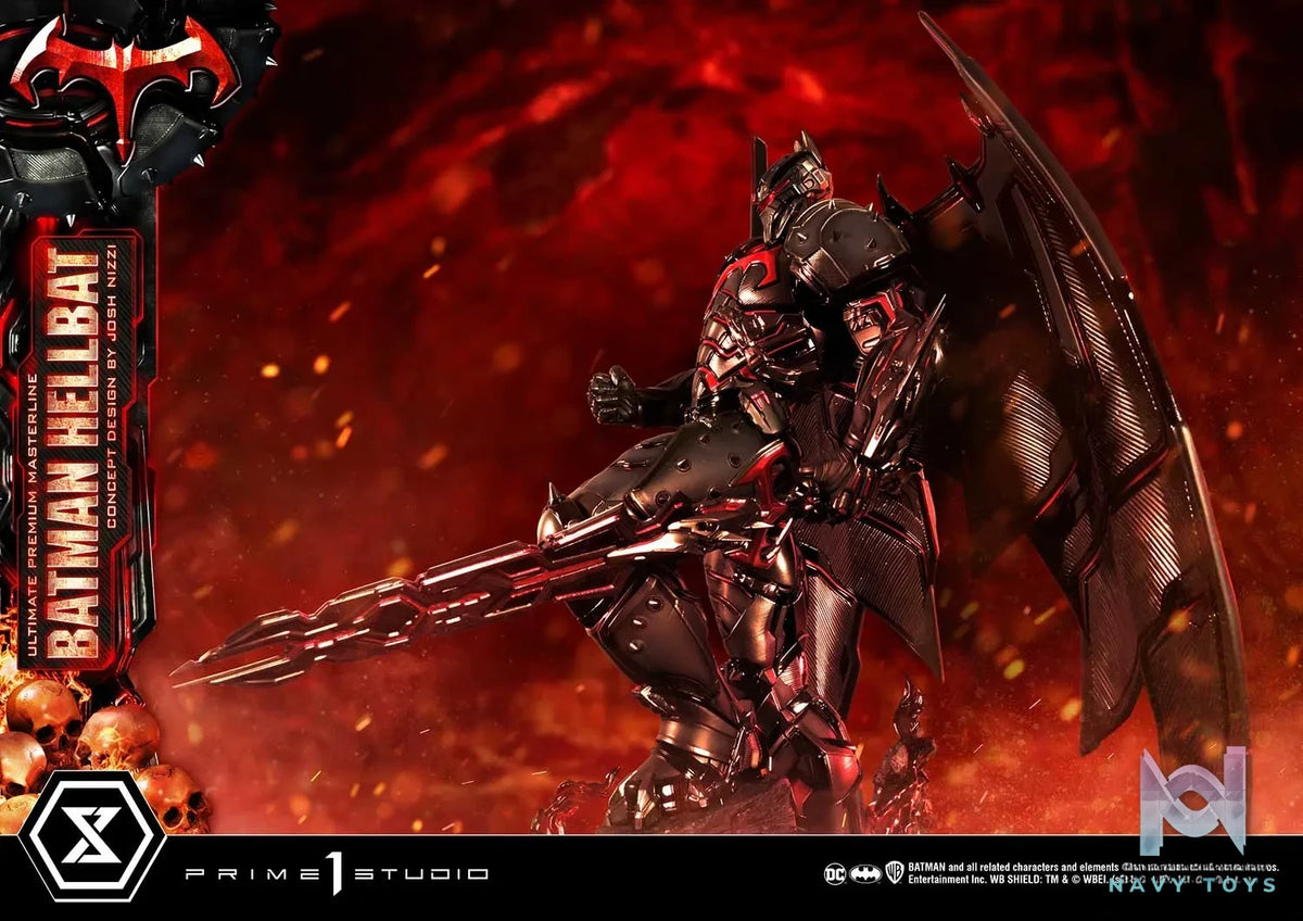 Prime 1 Studio – Ultimate Premium Masterline Batman (Comics) Batman Hellbat Concept Design by Josh Nizzi UPMDC-06 UPMDC-06DX UPMDC-06DXS (Licensed)