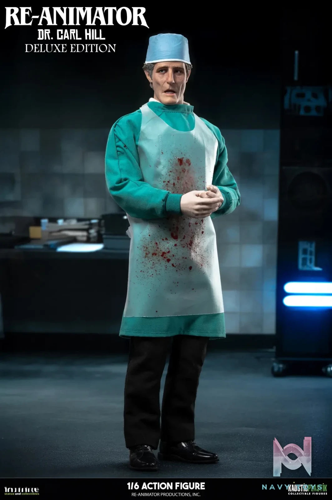 Infinite Statue – RE-ANIMATOR DOCTOR CARL HILL 1/6 ACTION FIGURE (Licensed)
