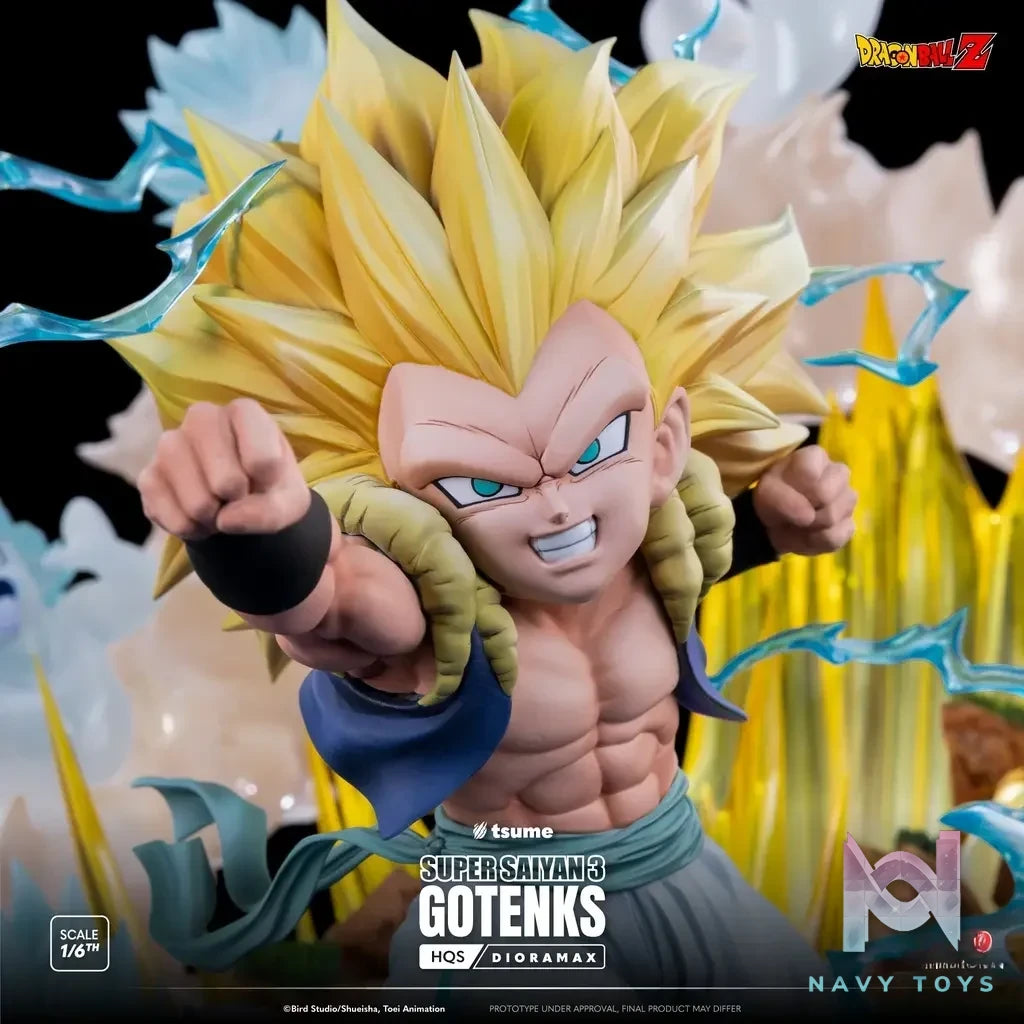 TSUME Studio - Dragon Ball SUPER SAIYAN 3 GOTENKS (Licensed) resin statue Navy Toys anime figure